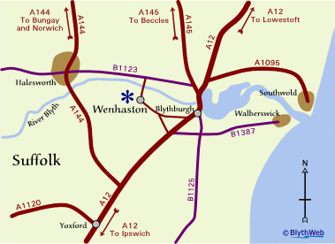 Area mad showing location of PJN Motor Engineering Ltd